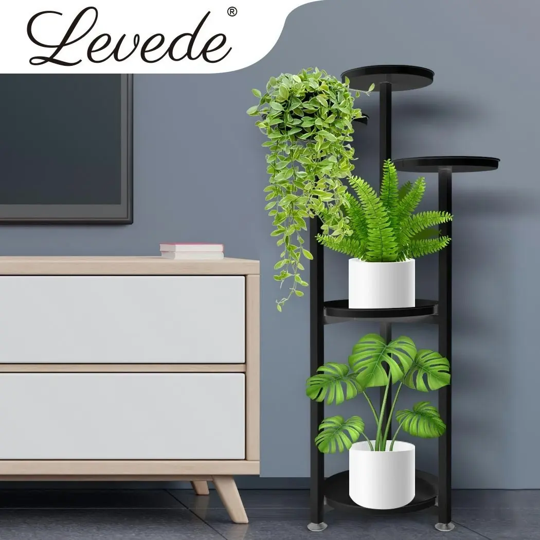 Levede Plant Stand Outdoor Indoor Flower Pots Rack Garden Shelf Home Decor 100CM