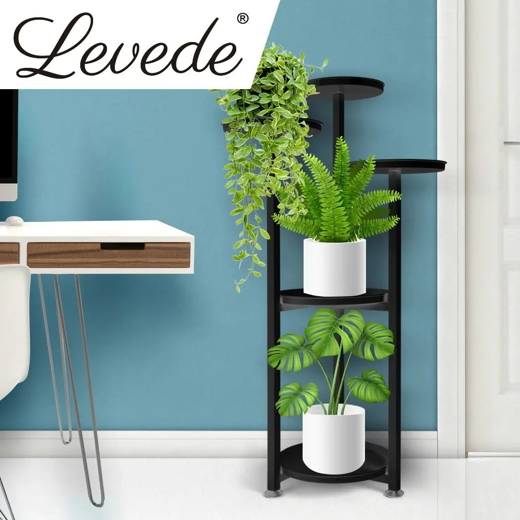 Levede Plant Stand Outdoor Indoor Flower Pots Rack Garden Shelf Home Decor 100CM