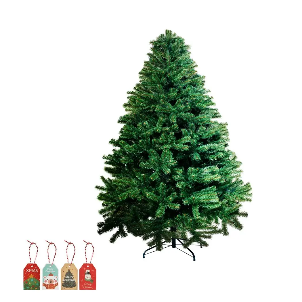 Santaco Christmas Tree 2.1M 7Ft Xmas Home Decoration Fillable Green Garden Decor