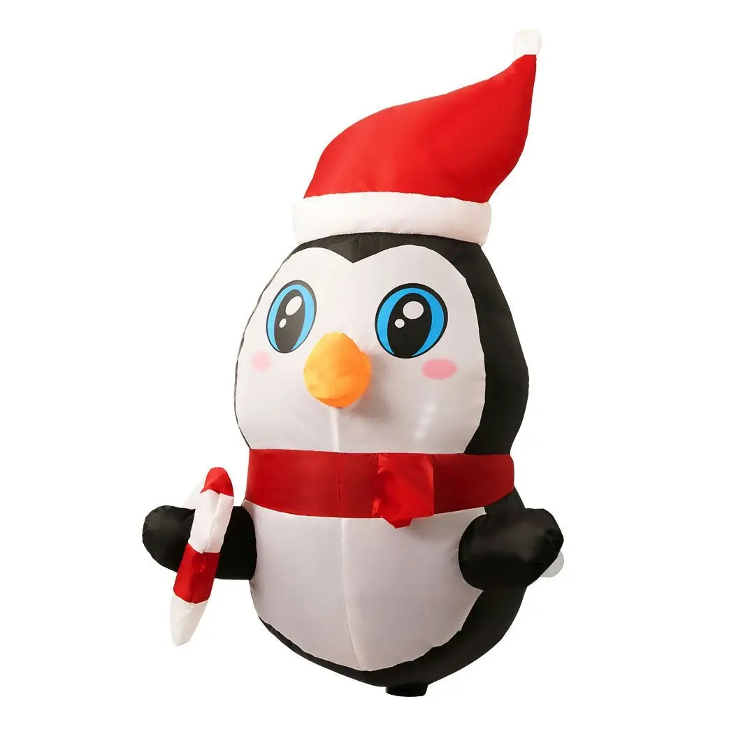 Santaco Christmas Inflatable Lighted Xmas Window Decorations 0.9M Penguin Lights