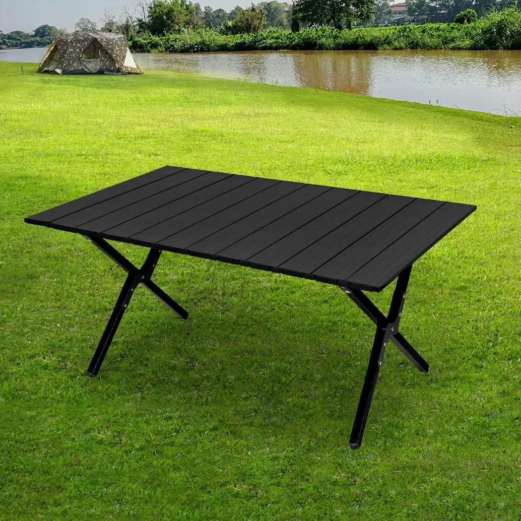 Levede Folding Camping Table Portable Picnic Desk Garden BBQ Outdoor Storage Bag