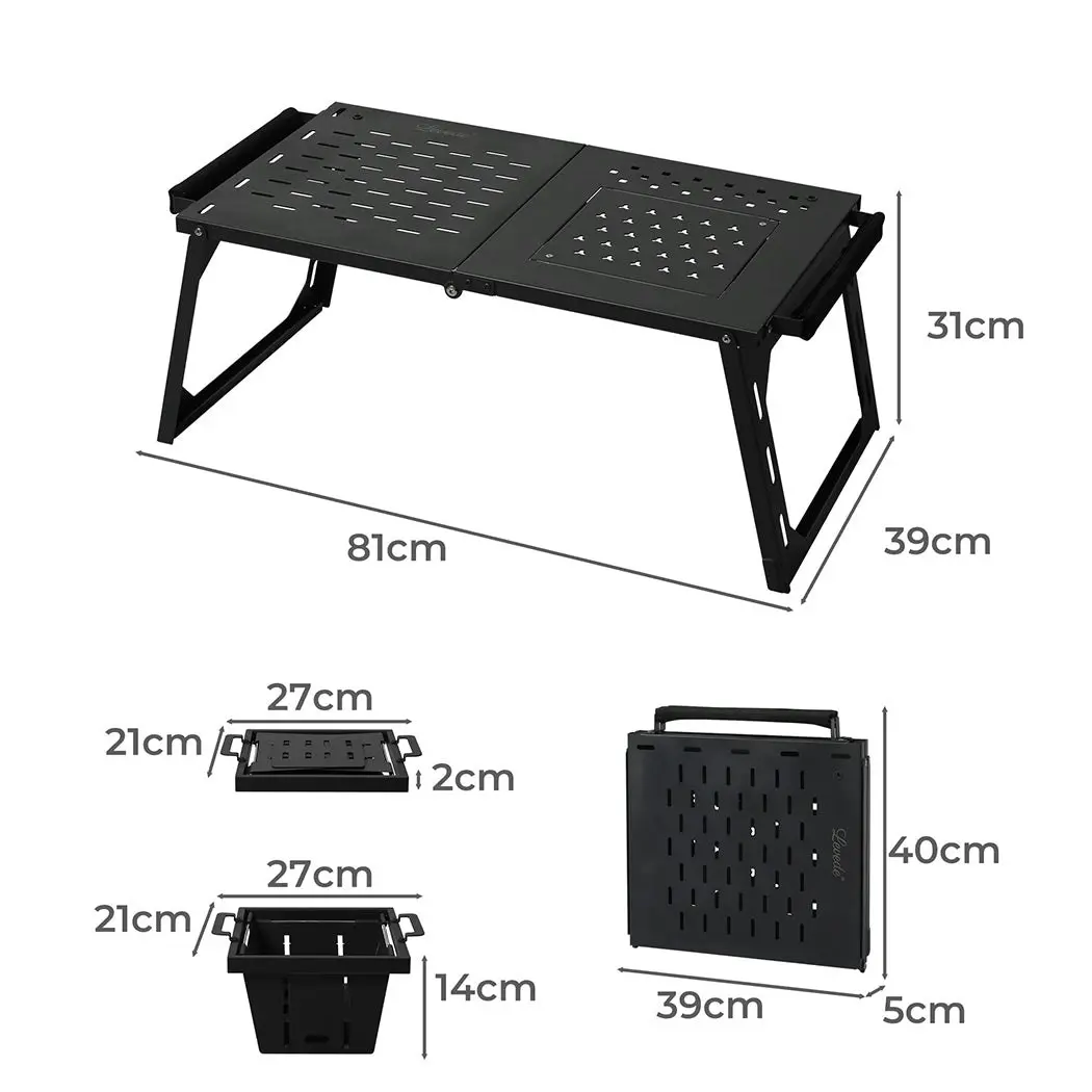 Levede Lightweight Multi-Functional Desk  Portable Outdoor Picnic BBQ Foldable