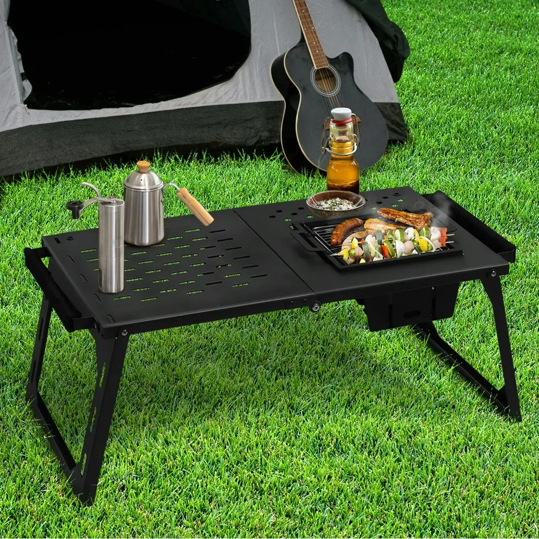 Levede Lightweight Multi-Functional Desk  Portable Outdoor Picnic BBQ Foldable