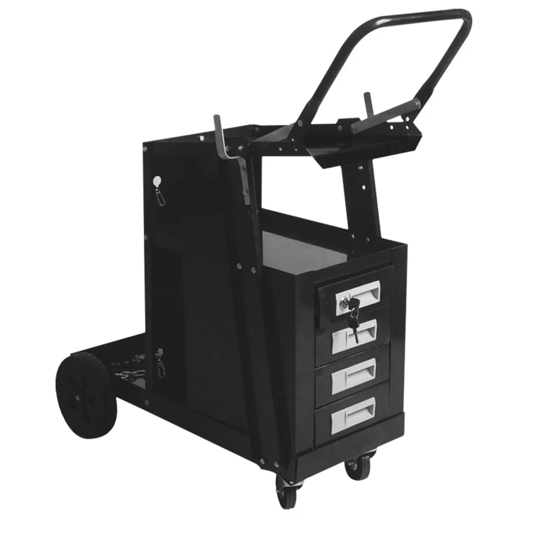 Traderight Group  Welding Cart Trolley Drawer Welder Cabinet MIG TIG ARC MMA Plasma Heavy Duty