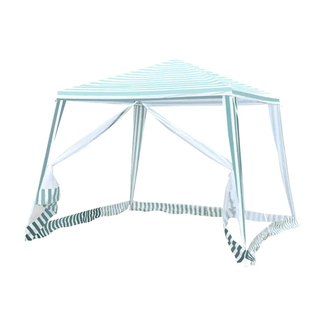 Mountview Gazebo Marquee 3x3m Mesh Side Wall Outdoor Canopy Wedding Tent Gazebos