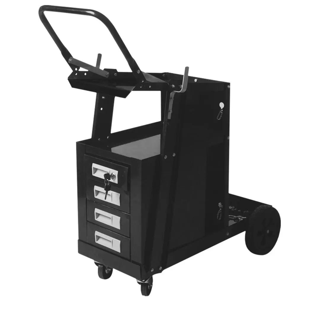 Traderight Welding Cart Trolley Drawer Welder Cabinet MIG TIG MMA Plasma Cutter