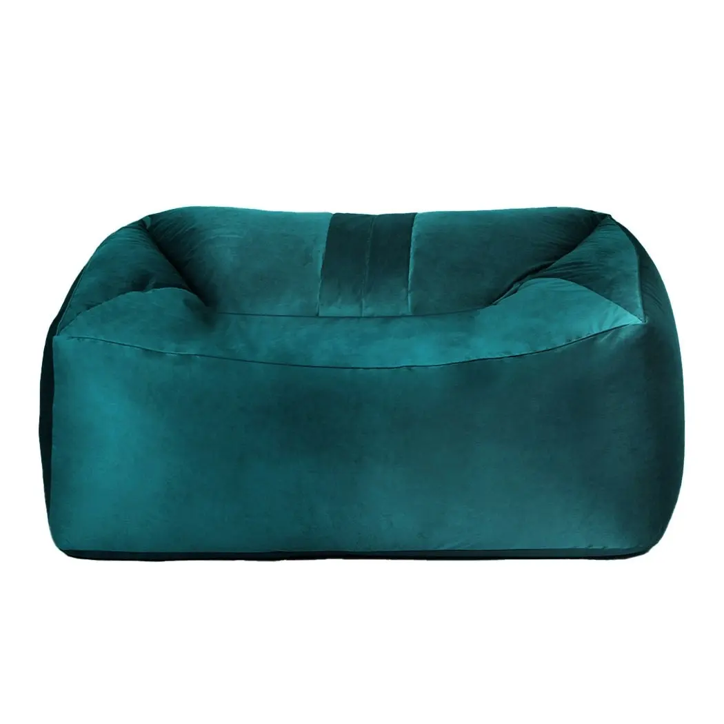 Marlow Bean Bag Chair Cover Soft Velvet Home Game Seat Lazy Sofa 2 Seater 145cm