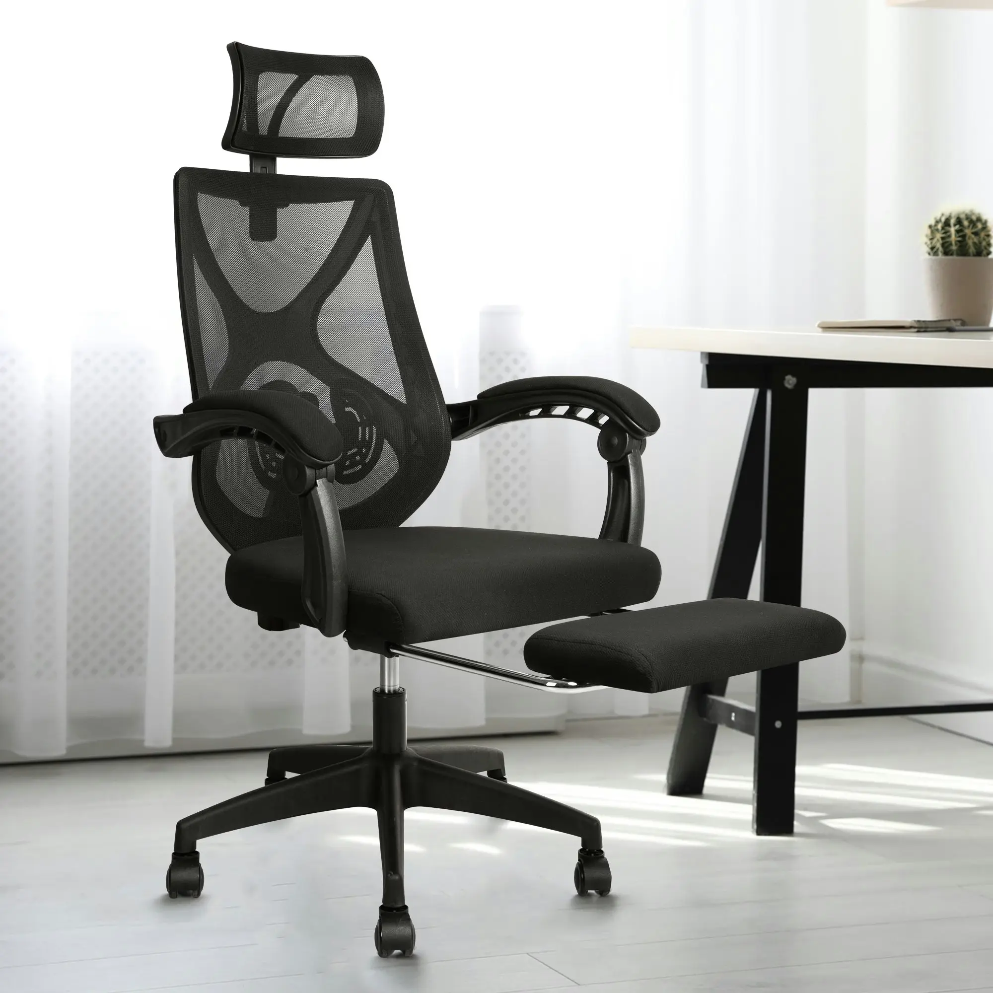 Levede Office Chair Gaming Computer Mesh Chairs Executive Seat Footrest Work