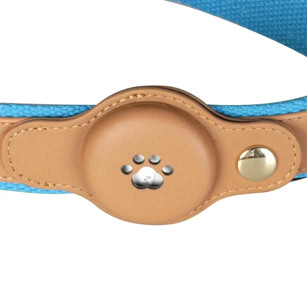 Pawz Bluetooth Pet Tracker Collar Anti-lost Locator Smart Waterproof 120m Blue