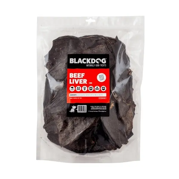 Blackdog Dog Treats Beef Liver - 150g