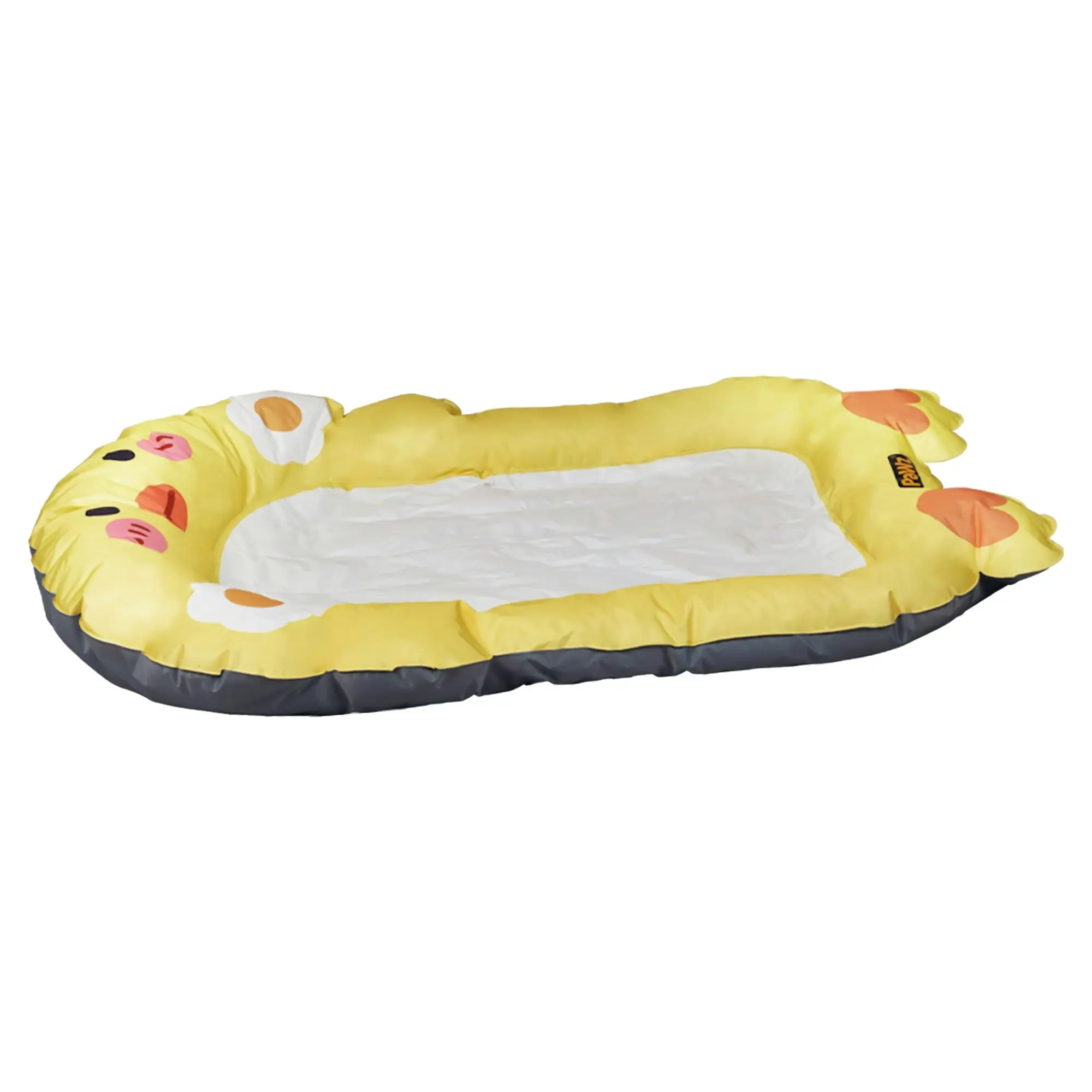 Pawz Pet Cooling Mat Dog Cat Human Size Bed Non-Toxic Self-cool Summer Yellow