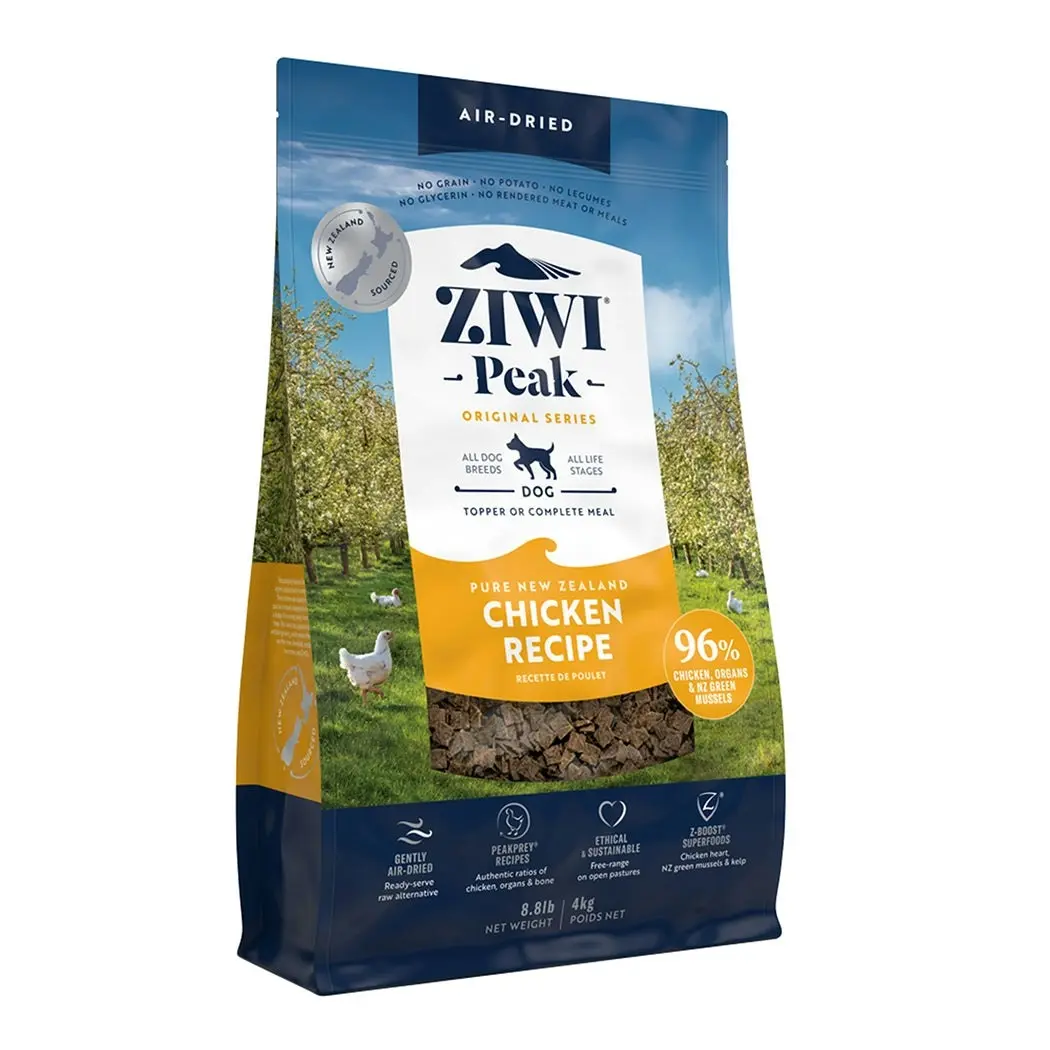 Ziwi Peak Air Dried Dog Food 4kg Chicken