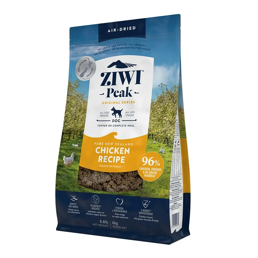 Ziwi Peak Air Dried Dog Food 4kg Chicken