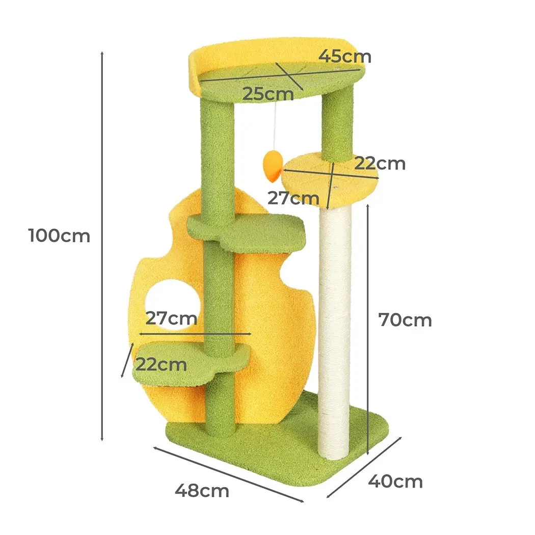 Pawz Cat Tree Kitten Furniture Condo Scratching Post Scratcher Multi-Level