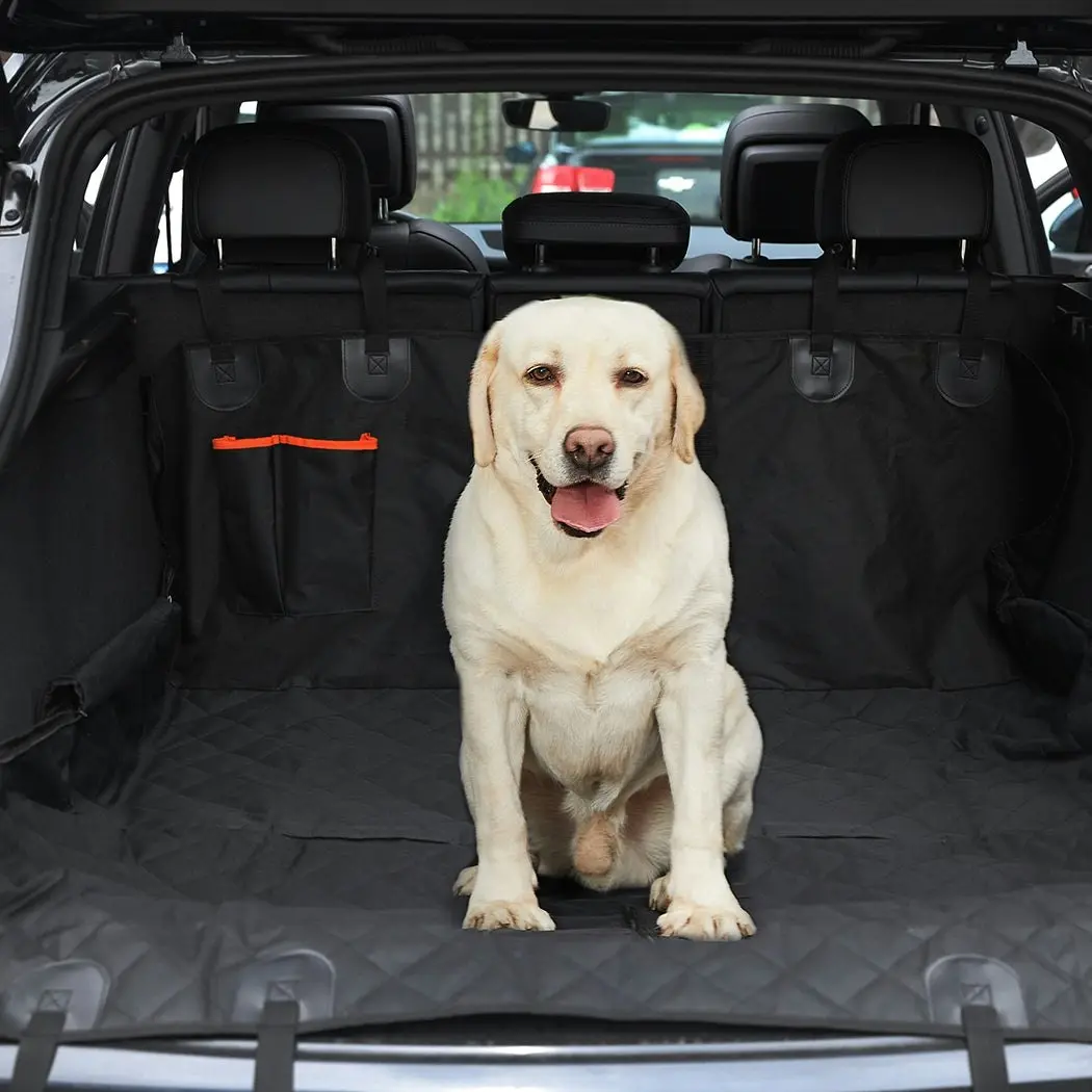 Pawz Dog Car Back Seat Cover Hammock Pet Premium Travel Protector Nonslip Black