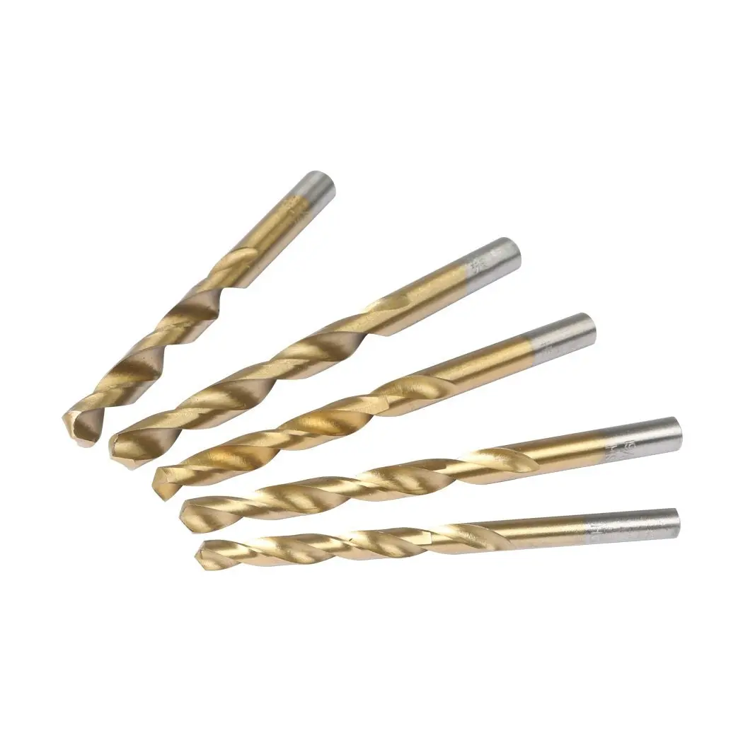 Traderight Drill Bits Set HSS 1mm-10mm Titanium Coated Metal Wood Plastic 230PCS