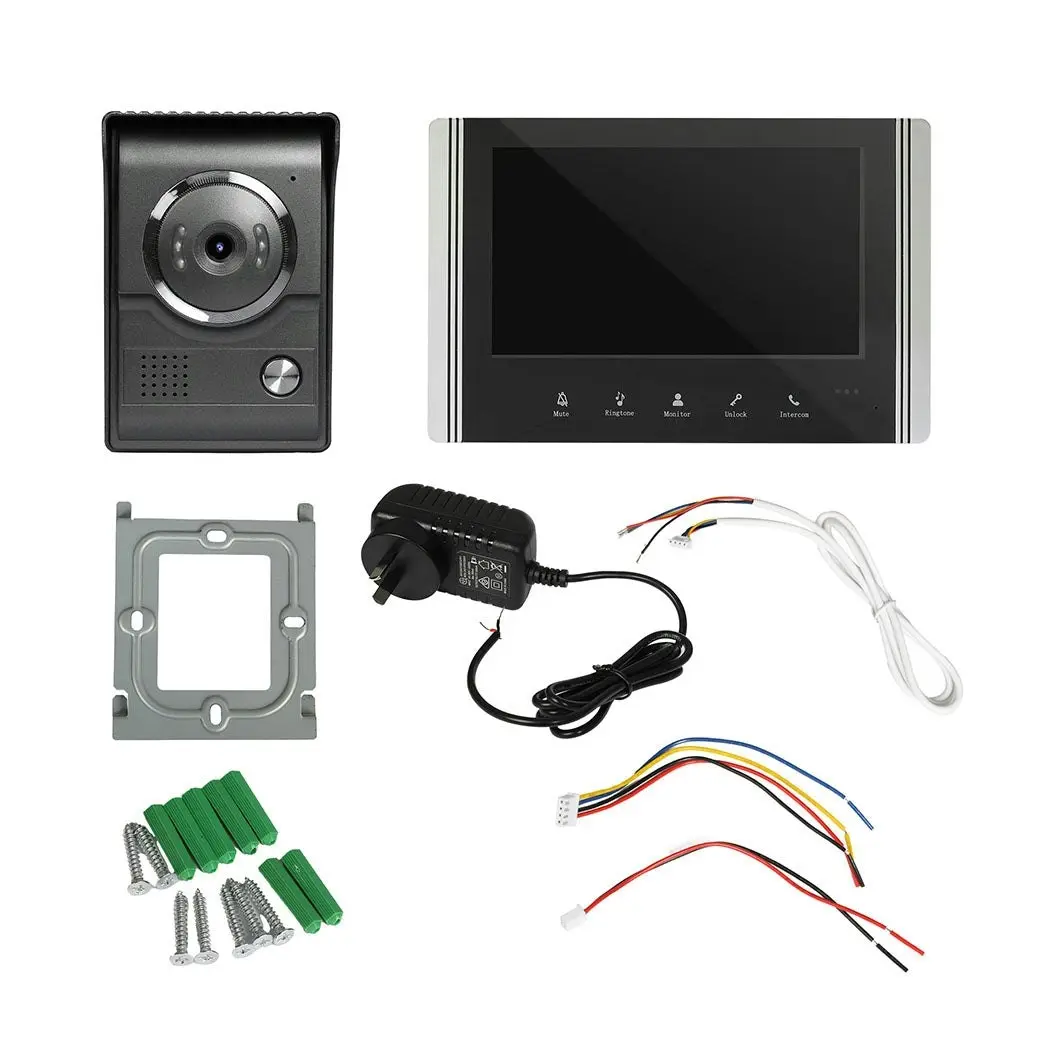 Video Door Bell WiFi Phone Intercom System with Monitor Doorbell Camera Wireless