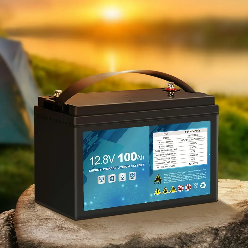 Galvan Lithium Iron Battery LiFePO4 100AH Deep Cycle 2000 Times Recharge Camping