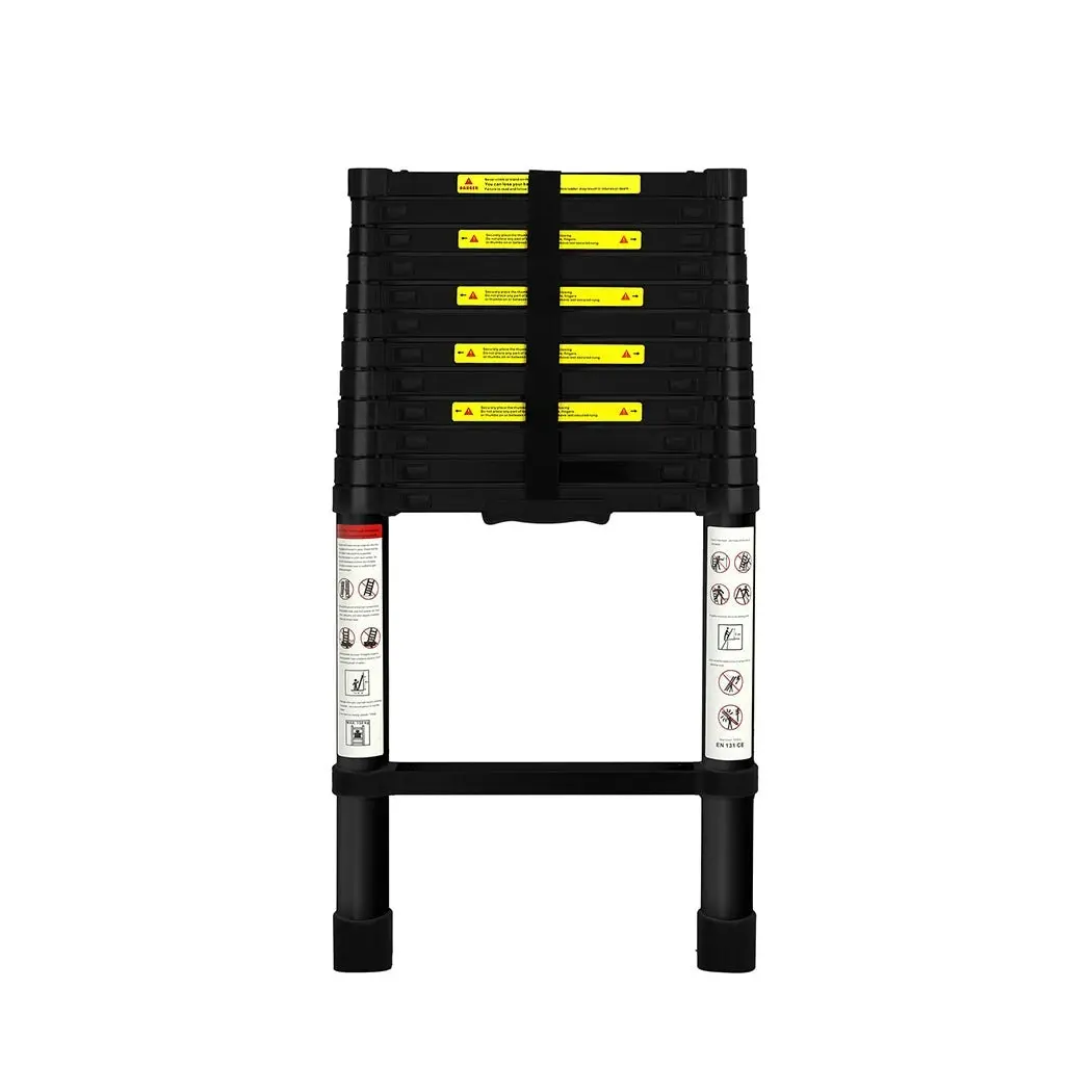 Traderight Multipurpose Step Ladder Telescopic Aluminium Extension Platform 3.8M