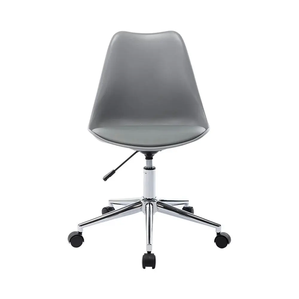 Chotto - Ando Office Desk Chair with Vegan Leather Seat - Grey