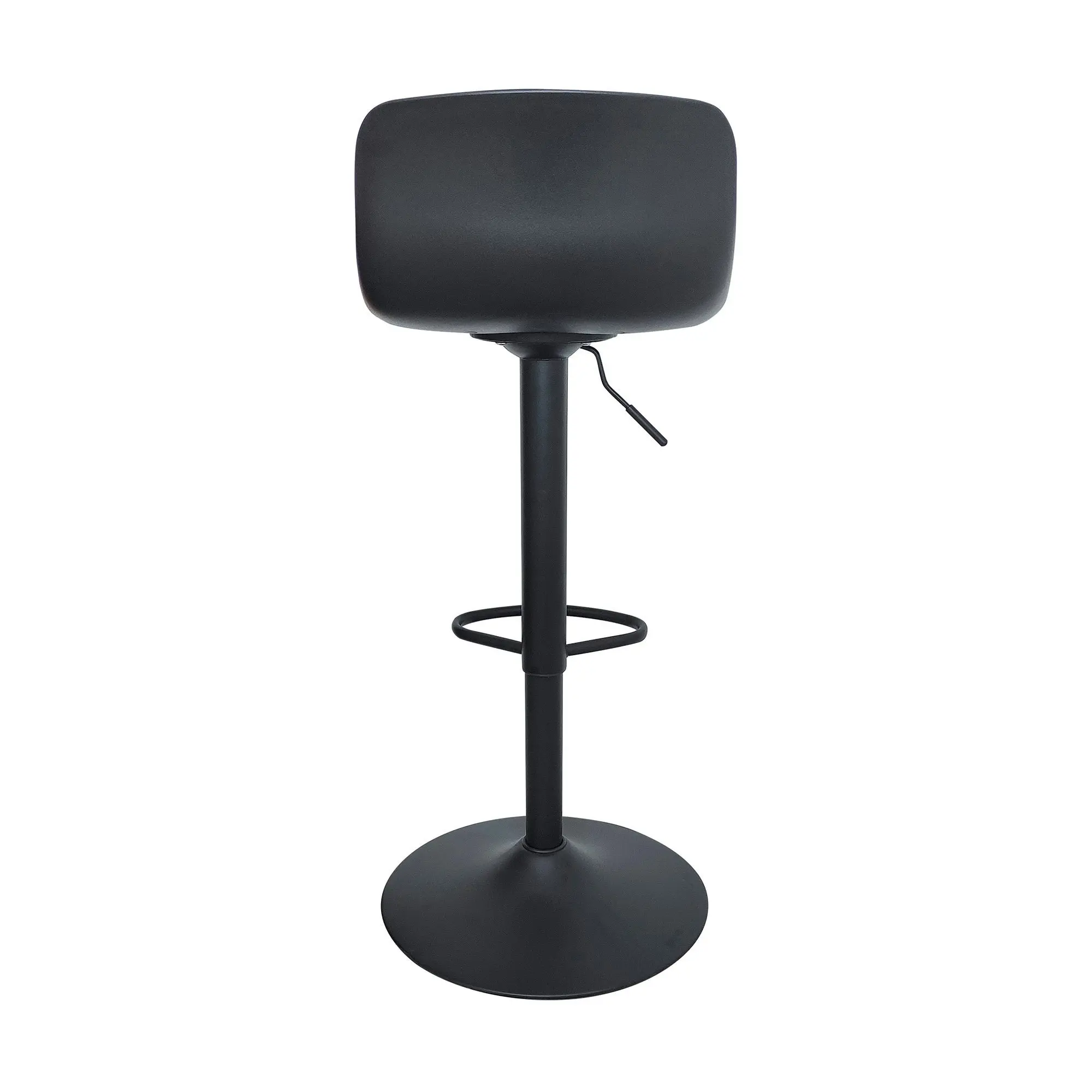 Chotto - Eri Adjustable Swivel Bar Stools -Black x 2