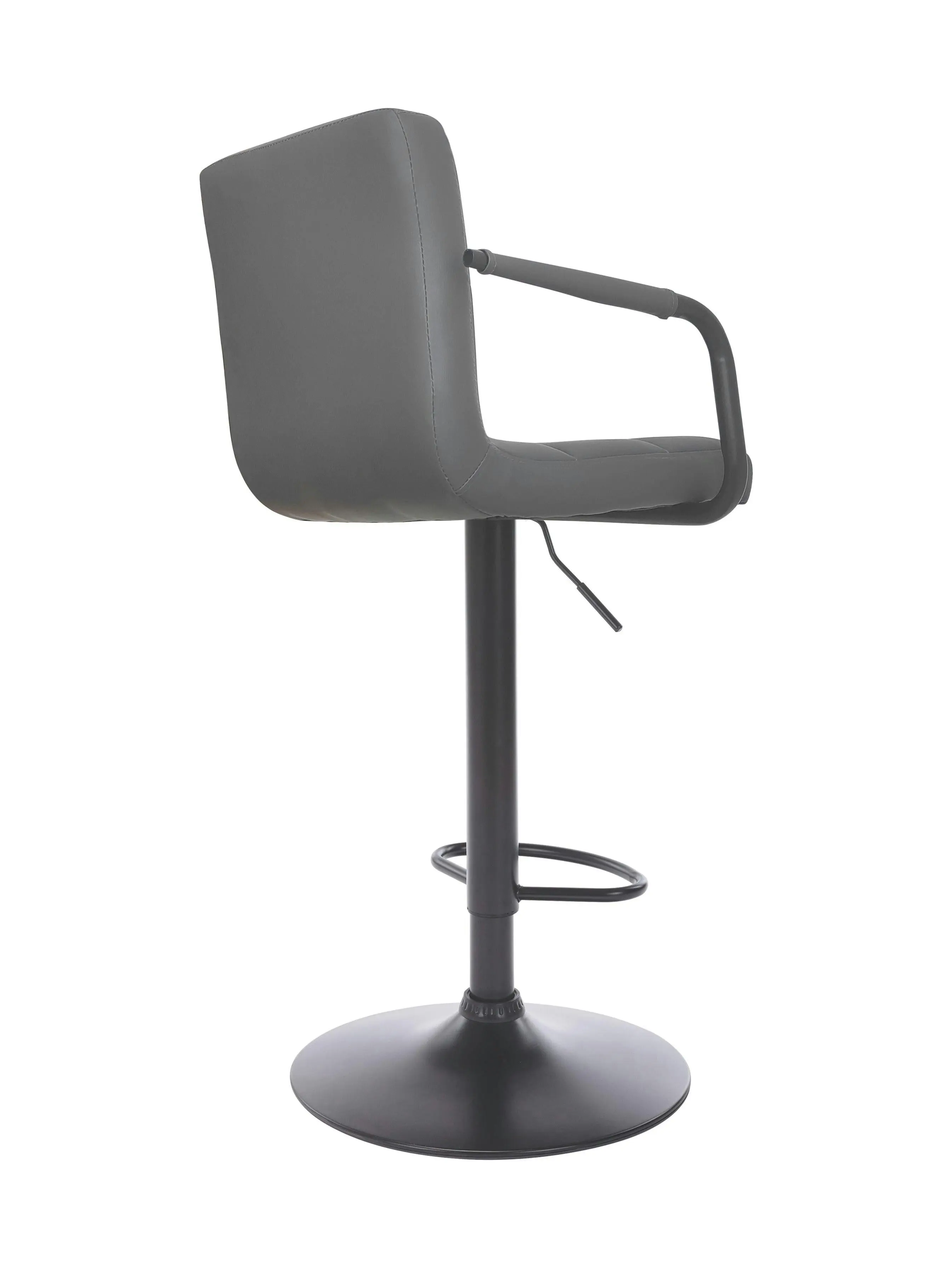 Chotto - Hiro Adjustable Swivel Bar Stool - Grey x 2