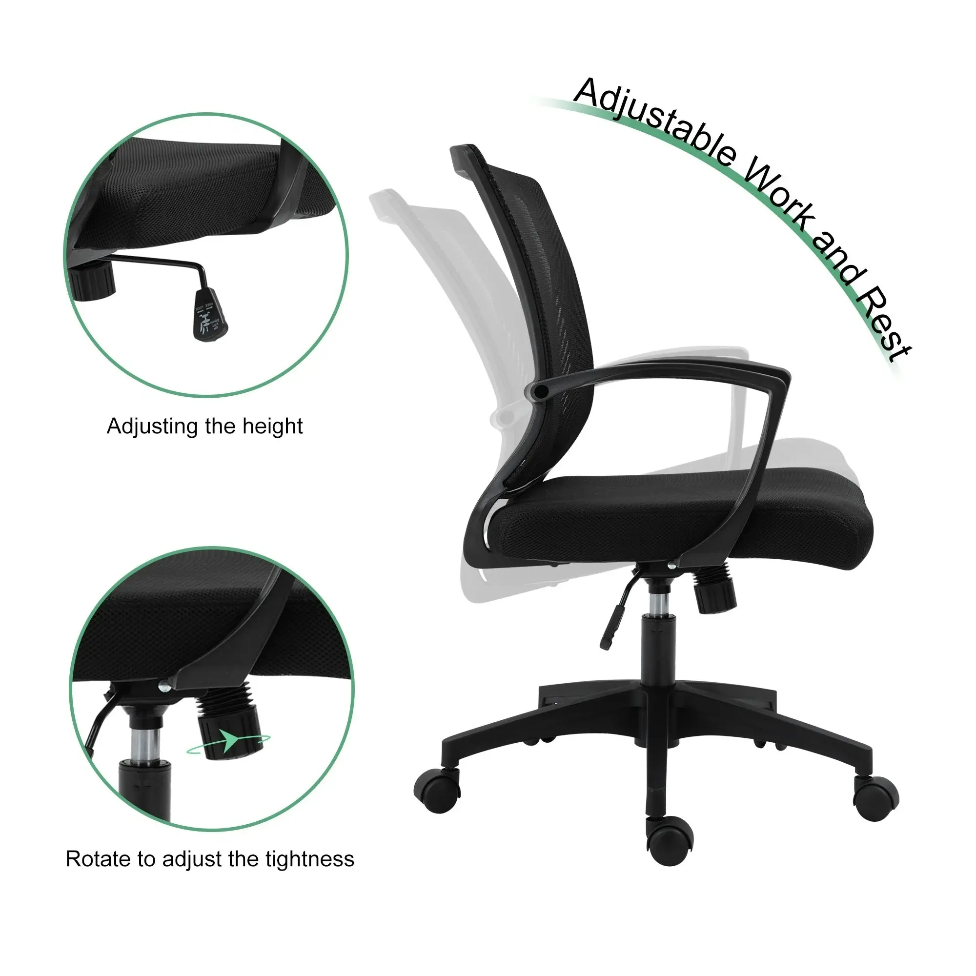 Chotto - Saigo Office Chair - Black