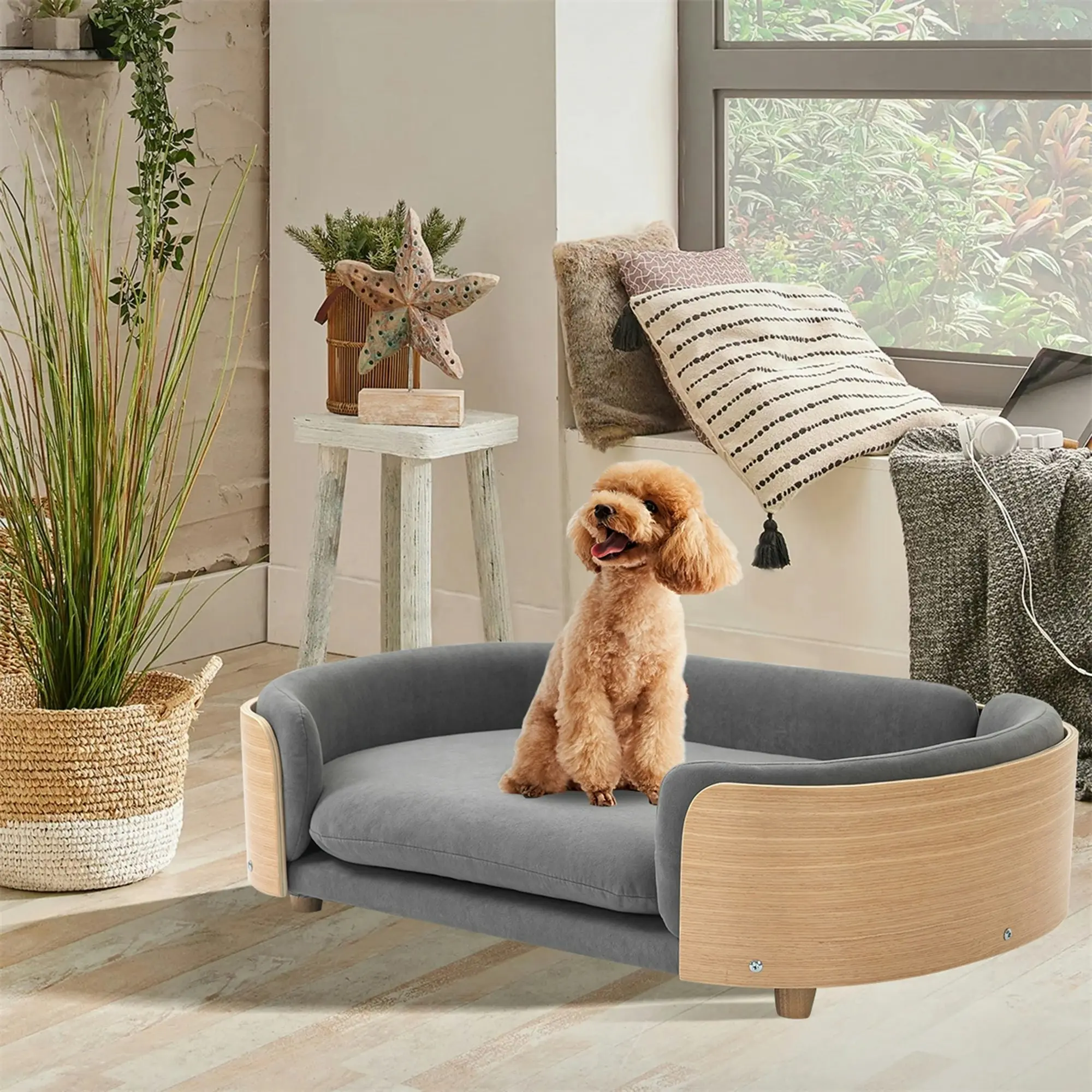 Chotto PET's - Fuwa Pet Sofa - Large Grey