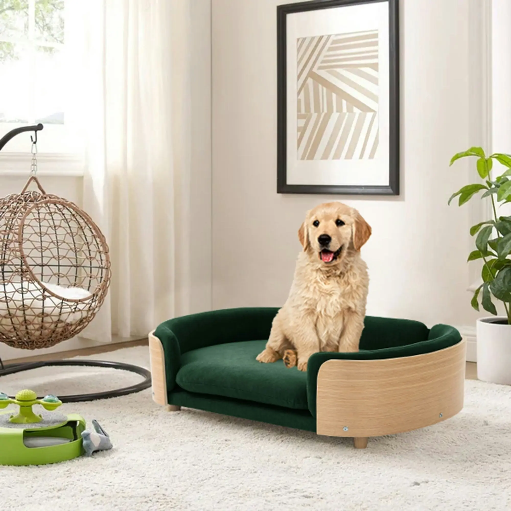 Chotto PET's - Fuwa Pet Sofa - Large Green