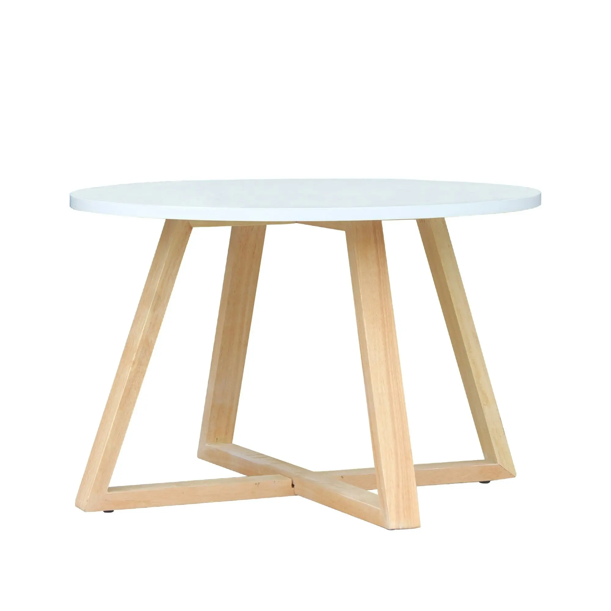 Chotto - Juji Round Top Coffee Table - White - 70cm