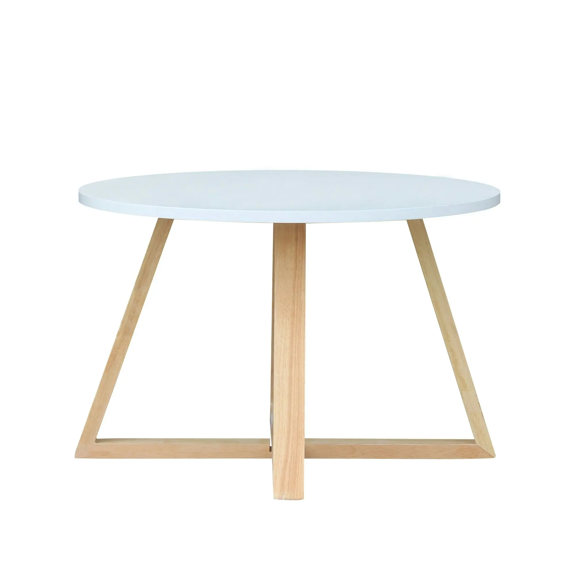 Chotto - Juji Round Top Coffee Table - White - 70cm