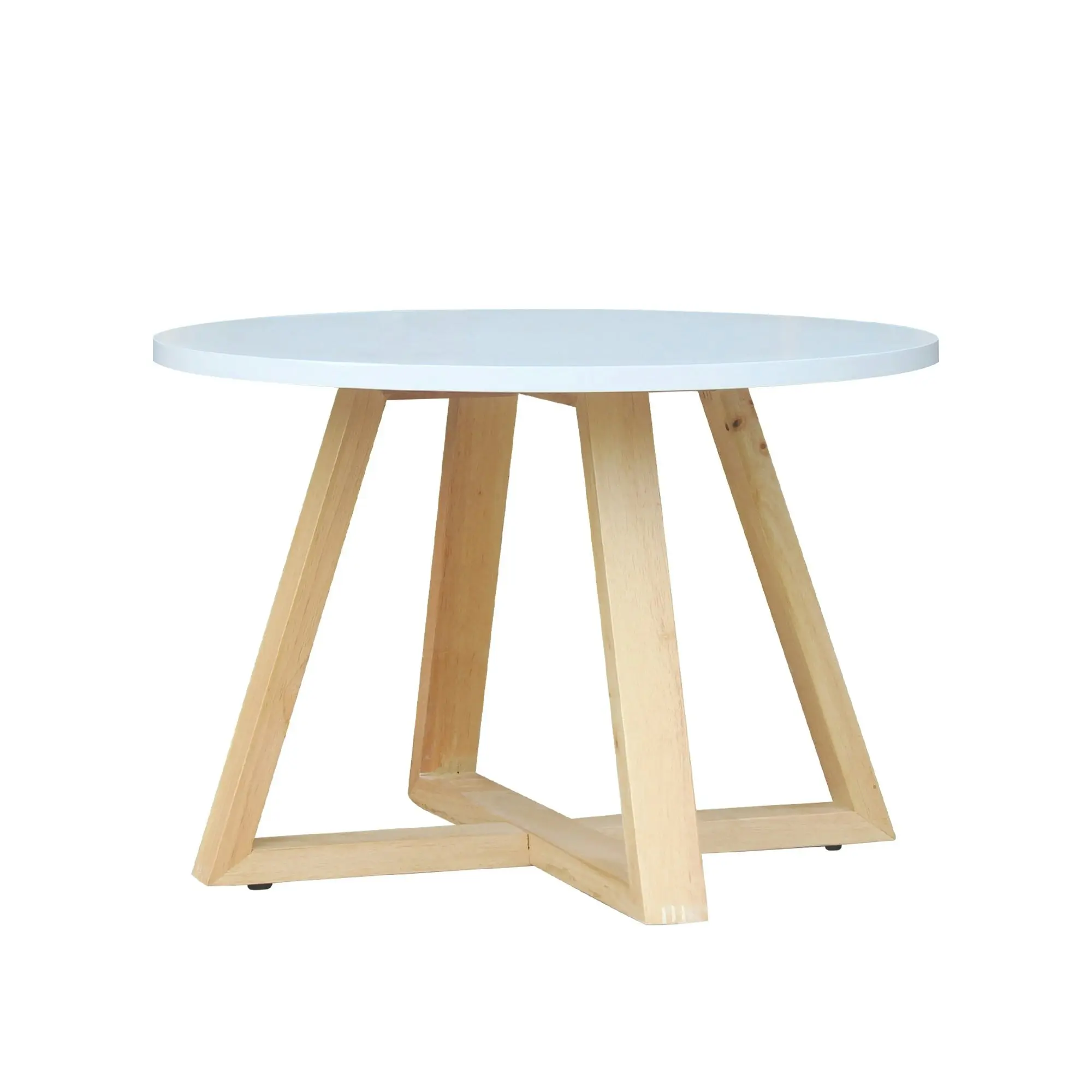 Chotto - Juji Round Top Coffee Table - White - 60cm