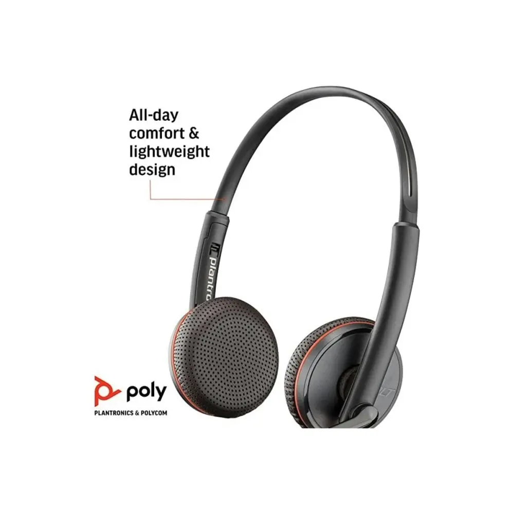 Poly Blackwire C3225 USB-C Lightweight Headset