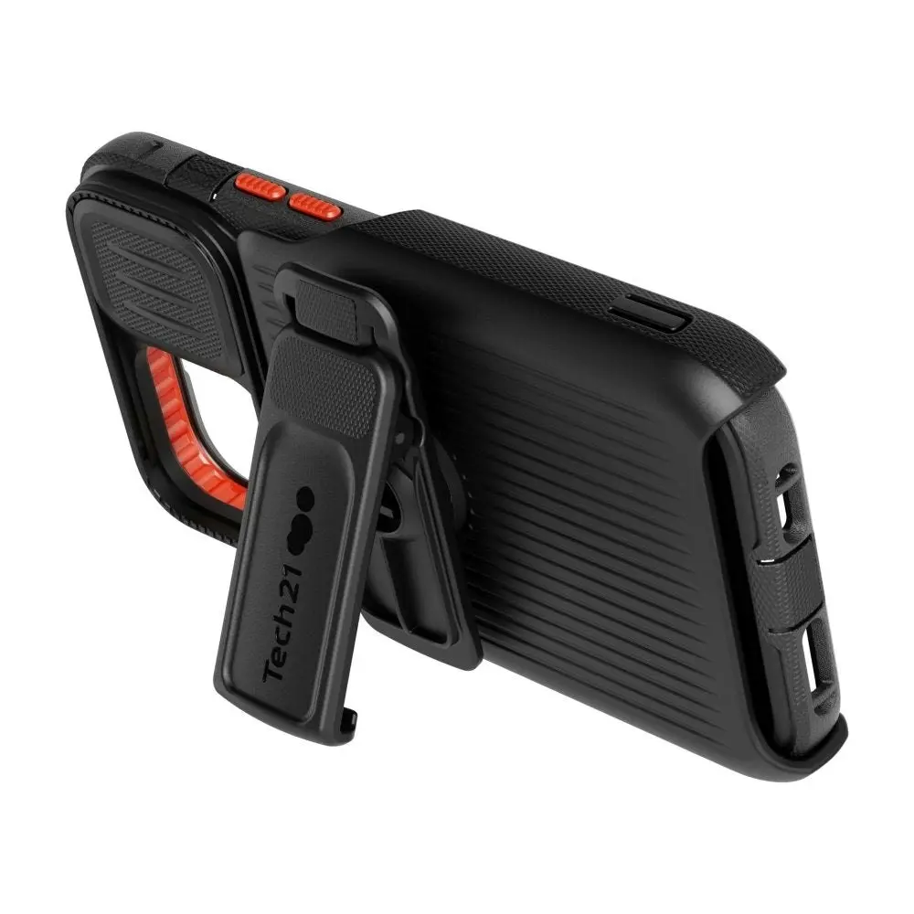 Tech21 EvoMax Phone Case with Holster for iPhone 13 Pro Max - Off Black