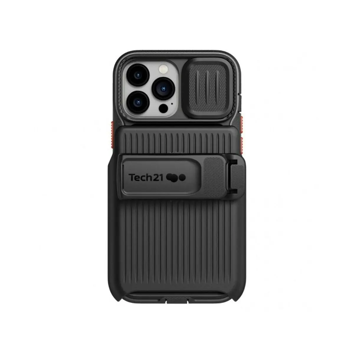 Tech21 EvoMax Phone Case with Holster for iPhone 13 Pro Max - Off Black