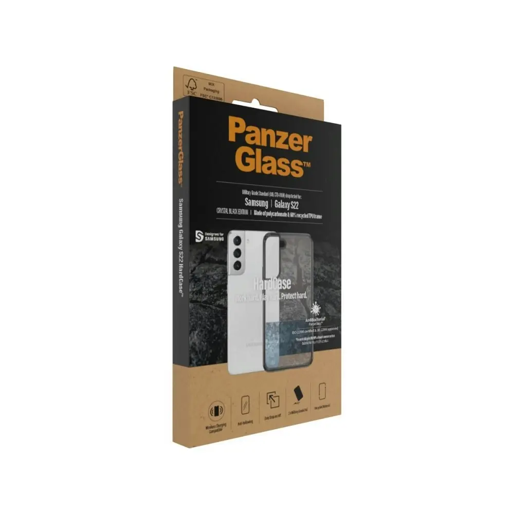 PanzerGlass HardCase Antibacterial Phone Case for Samsung GS22 - Clear