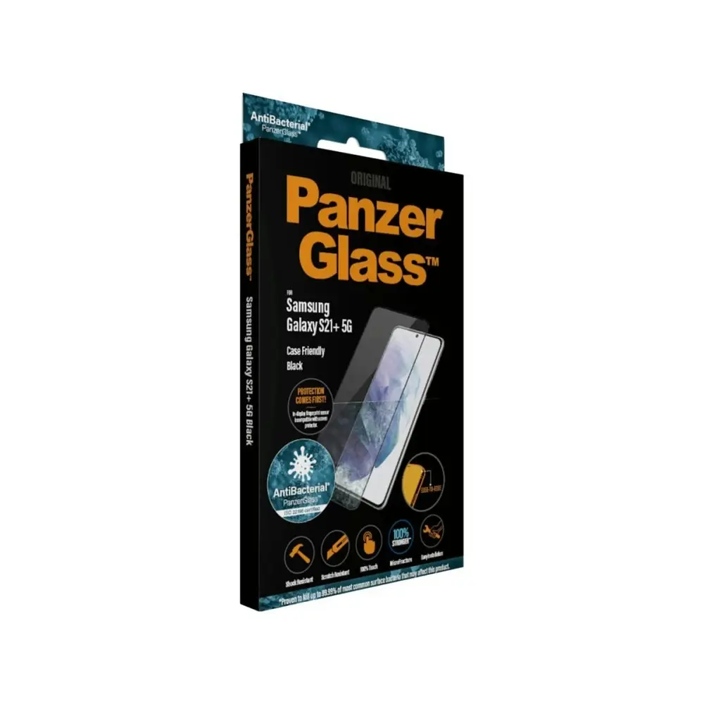 PanzerGlass Edge to Edge Screen Protector for Samsung GS21+ - Black