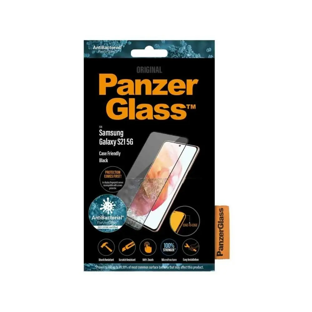 PanzerGlass Edge to Edge Screen Protector for Samsung GS21 - Black