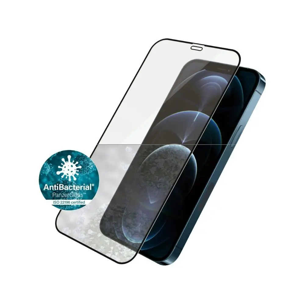 PanzerGlass Edge to Edge Screen Protector for iPhone 12 Pro Max - Black