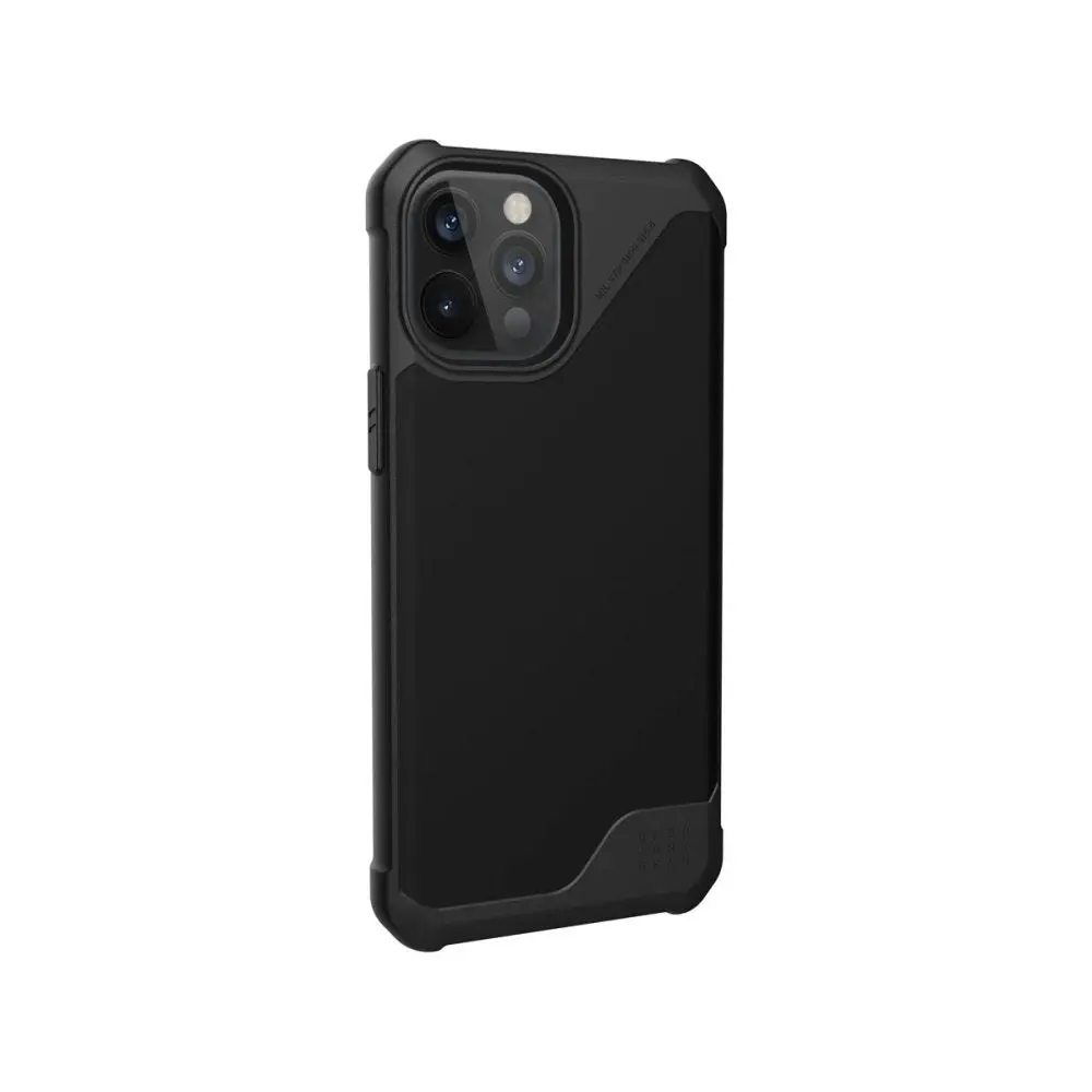 UAG Metropolis LT Phone Case for iPhone 12 Pro Max - SATN ARMR Black