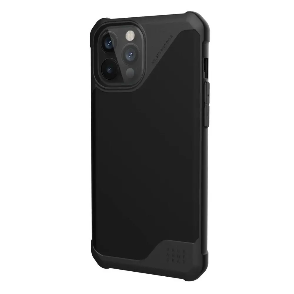 UAG Metropolis LT Phone Case for iPhone 12 Pro Max - SATN ARMR Black