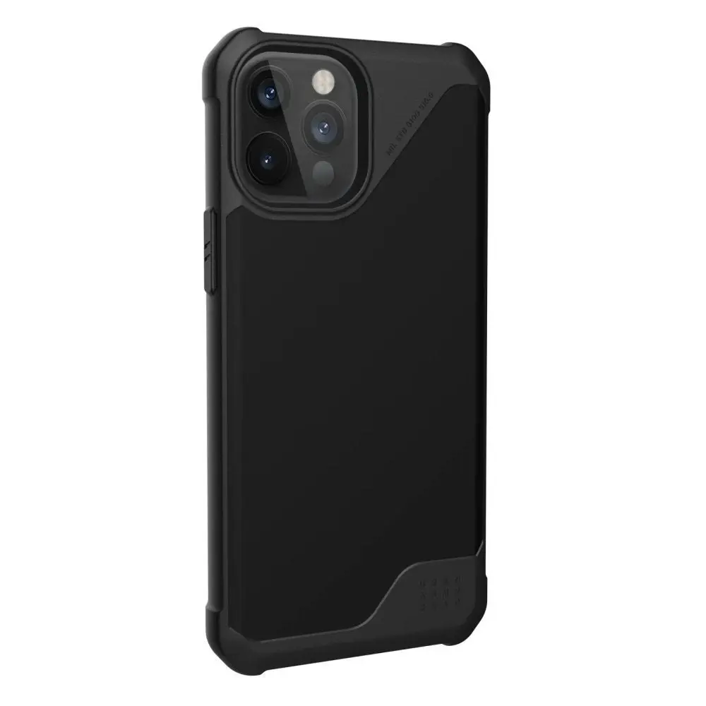 UAG Metropolis LT Phone Case for iPhone 12 Pro Max - SATN ARMR Black