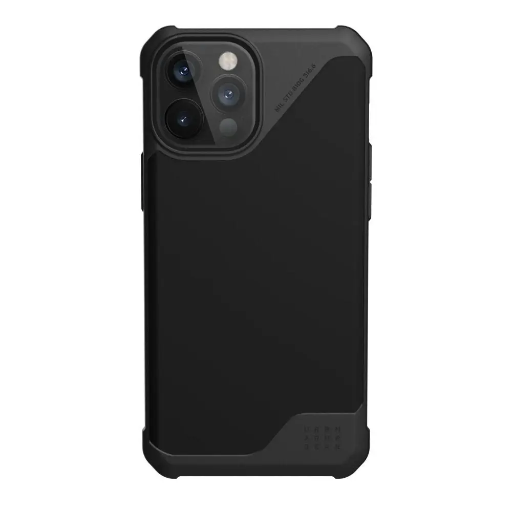 UAG Metropolis LT Phone Case for iPhone 12 Pro Max - SATN ARMR Black