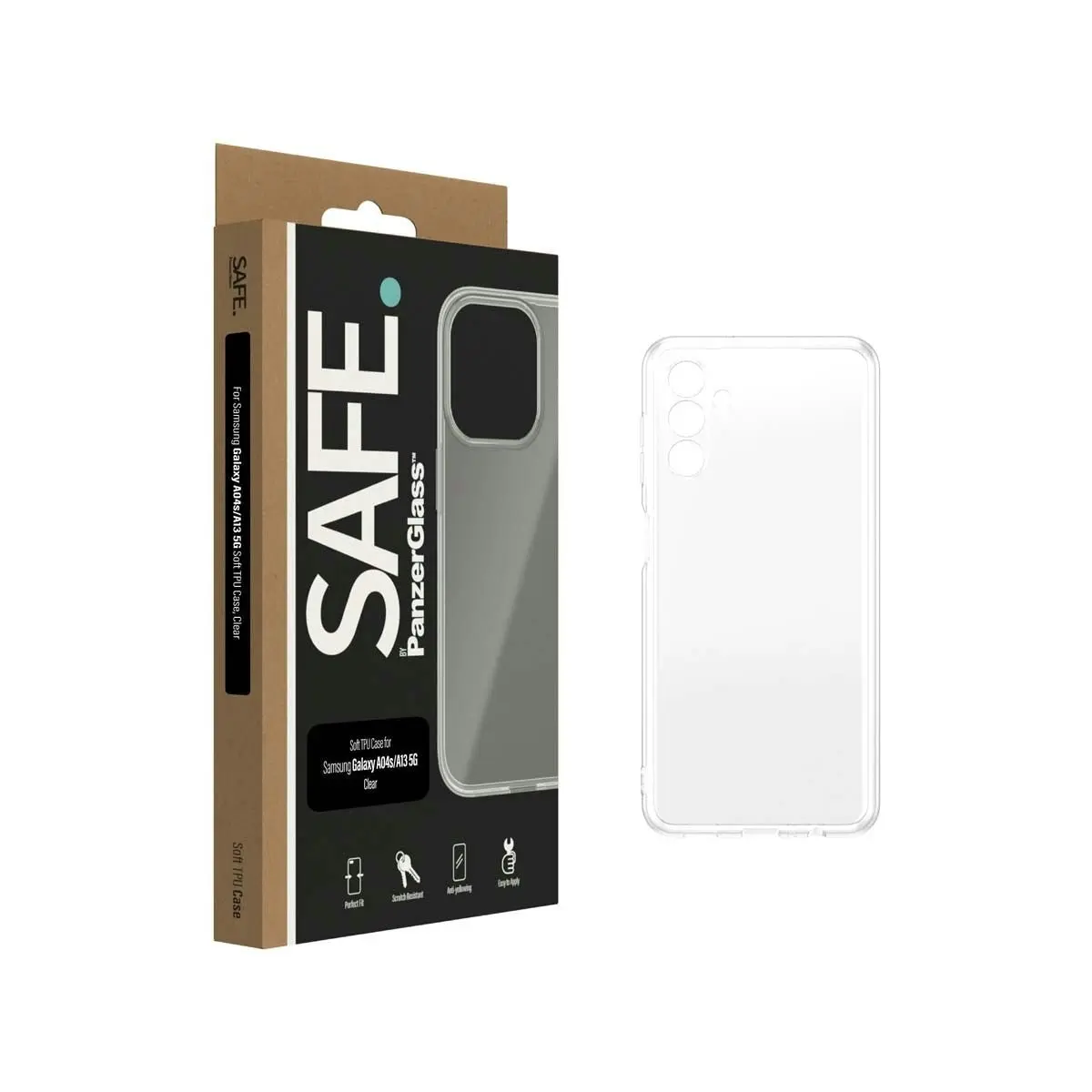 Panzerglass SAFE Phone Case for Samsung A13/A04s 5G - Clear