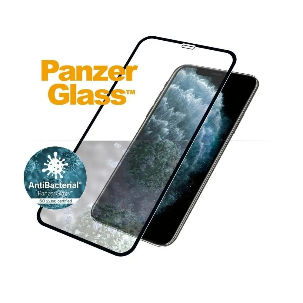 PanzerGlass Edge to Edge Screen Protector for iPhone Xs/X/11 Pro - Black