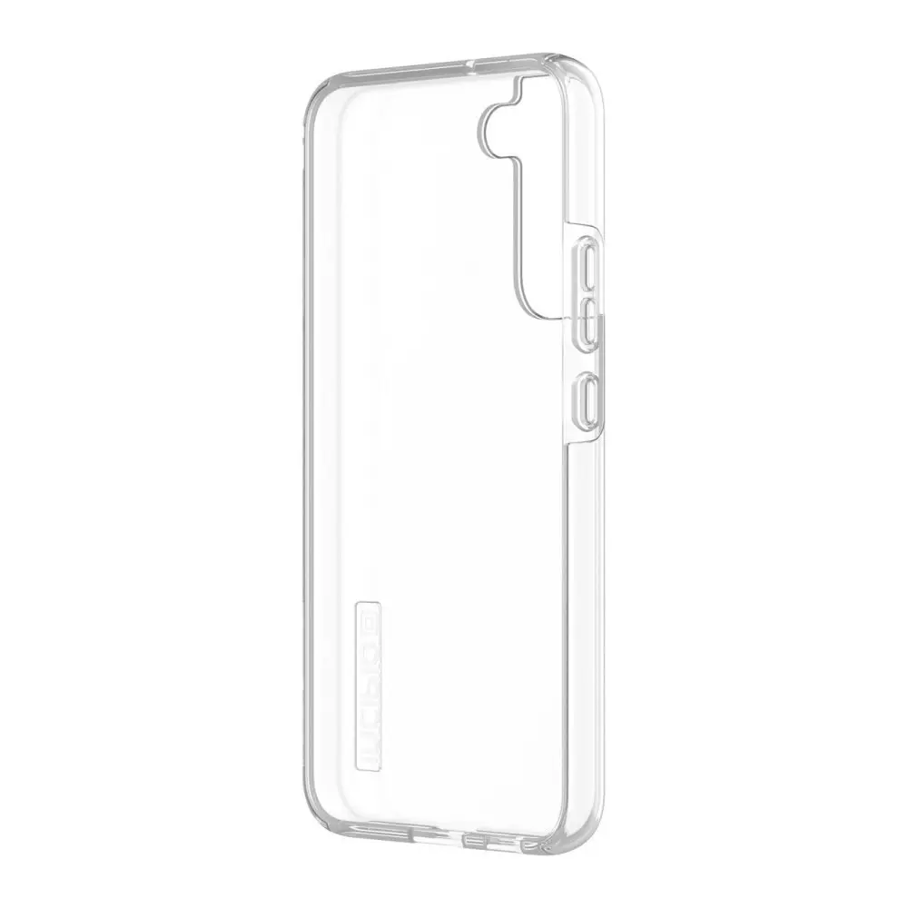 Incipio DualPro Classic+ for Samsung Galaxy S22+ - Clear with Clear & Alantic Blue Buttons