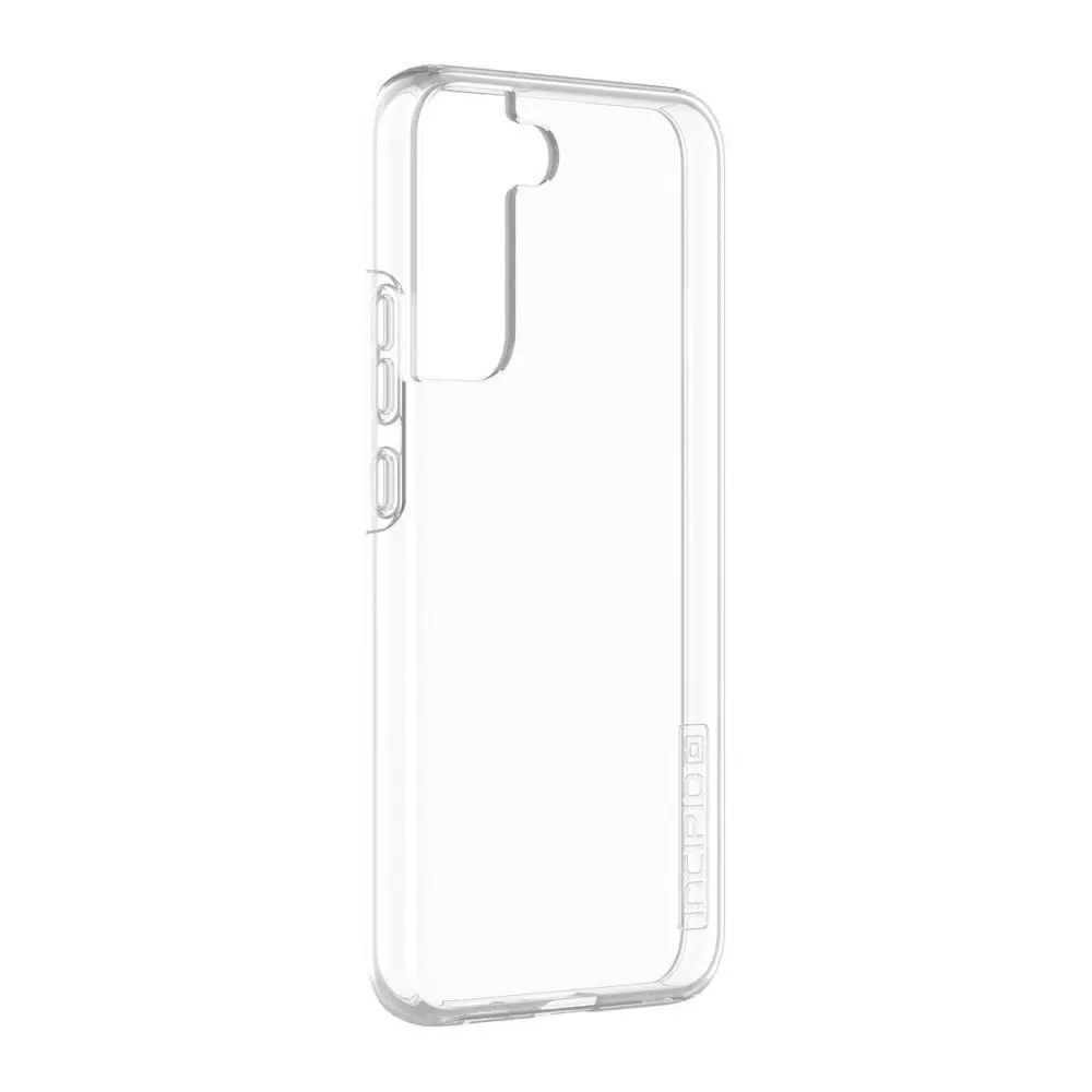 Incipio DualPro Classic+ for Samsung Galaxy S22+ - Clear with Clear & Alantic Blue Buttons