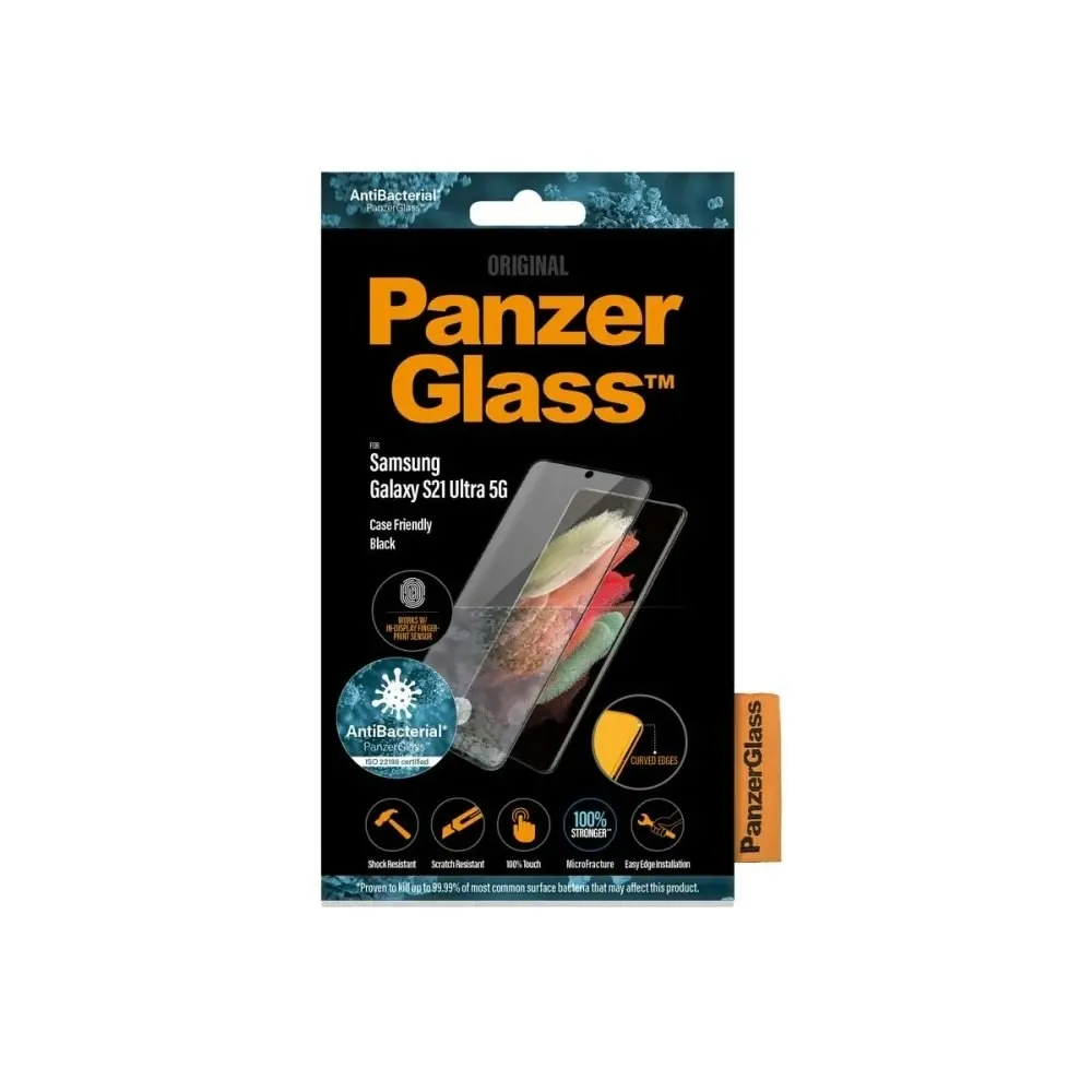 PanzerGlass Edge to Edge Screen Protector for Samsung S21 Ultra