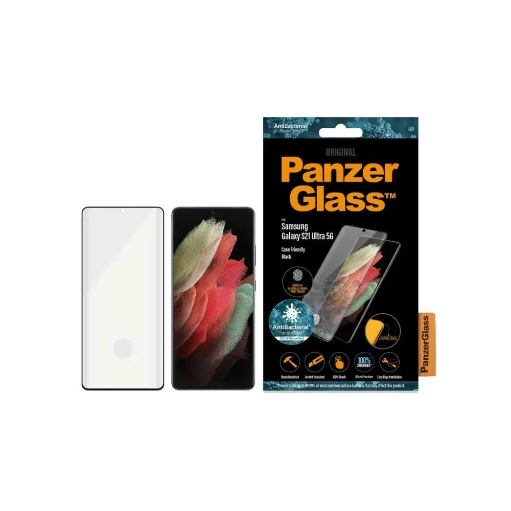 PanzerGlass Edge to Edge Screen Protector for Samsung S21 Ultra