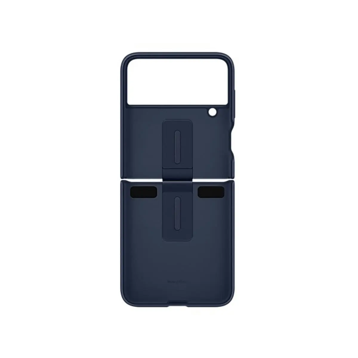 Samsung Silicone Cover with Ring for Galaxy Z Flip4 - Navy